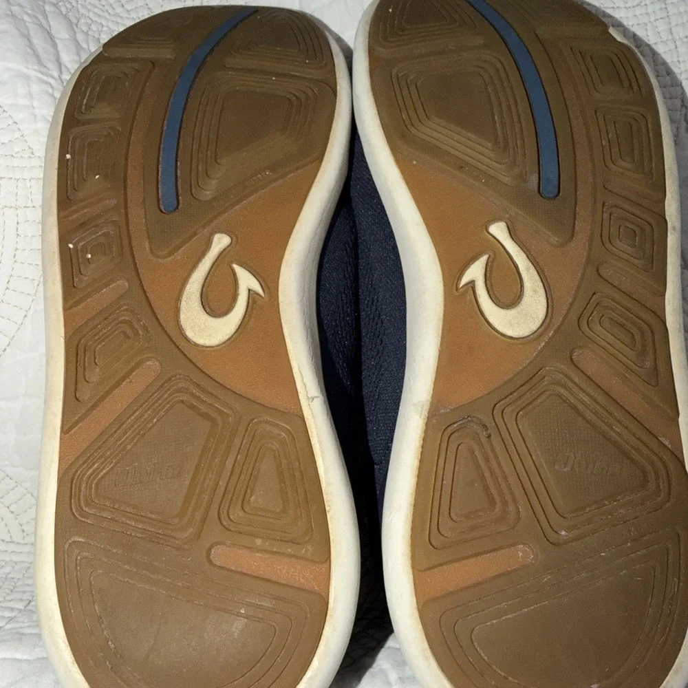 Olukai Men's Moku Pae Casual Boat Beach Slip-On Sz 9.5 Shoes